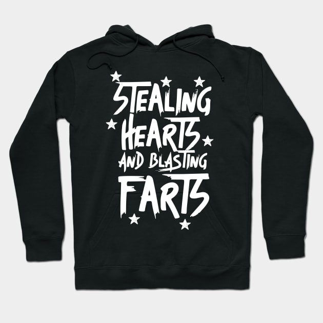 Stealing Hearts & Blasting Farts Hoodie by pako-valor